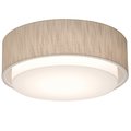 Afx Sanibel 16'' Flush Mount - Jute Shade SAF1614MB-JT